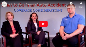 Group of professionals discussing car accident injuries